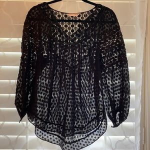 Rebecca Taylor Sheer Blouse
